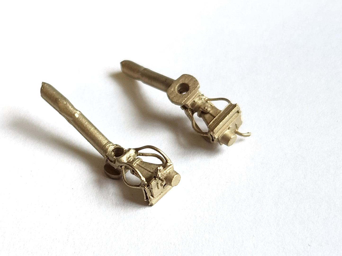 Scharfenberg koppelingen, messing (niet functioneel), 2 stuks, art. 644 - NIEUW