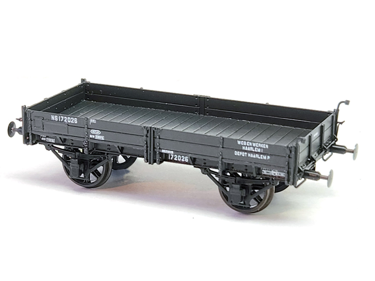 Messing bouwset zandwagen (NS-HSM) 1882-1947 art. M-131 (geschikt voor beginners)