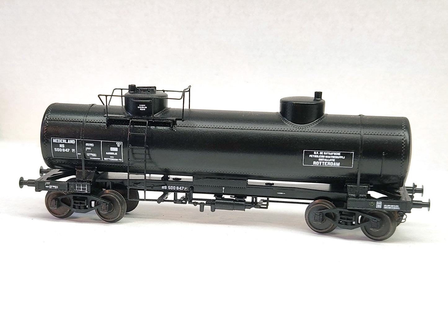 Ombouwset ketelwagen "NAM" voor olietrein, ex USATC (1950-1958) Art. T-32p2+p3 NIEUW