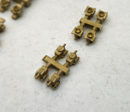 Messing aspotten voor rijtuigen en goederenwagens (NIEUW - diverse extra types)