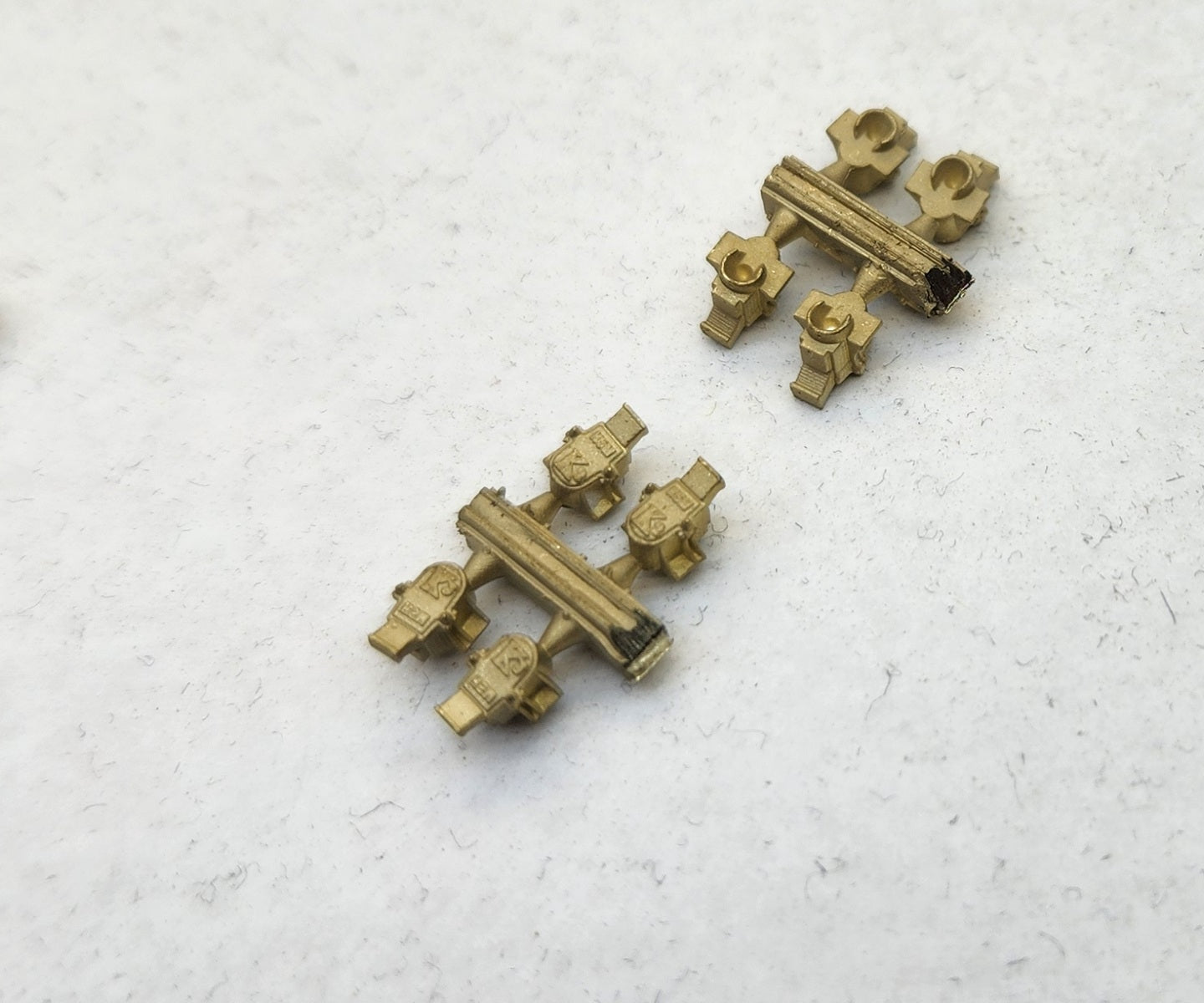 Messing aspotten voor rijtuigen en goederenwagens (NIEUW - diverse extra types)