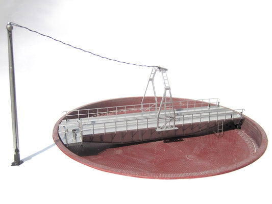 Messing bouwset Staatsspoor / NS 20 meter draaischijf art. 751 (periode 1914-1962)