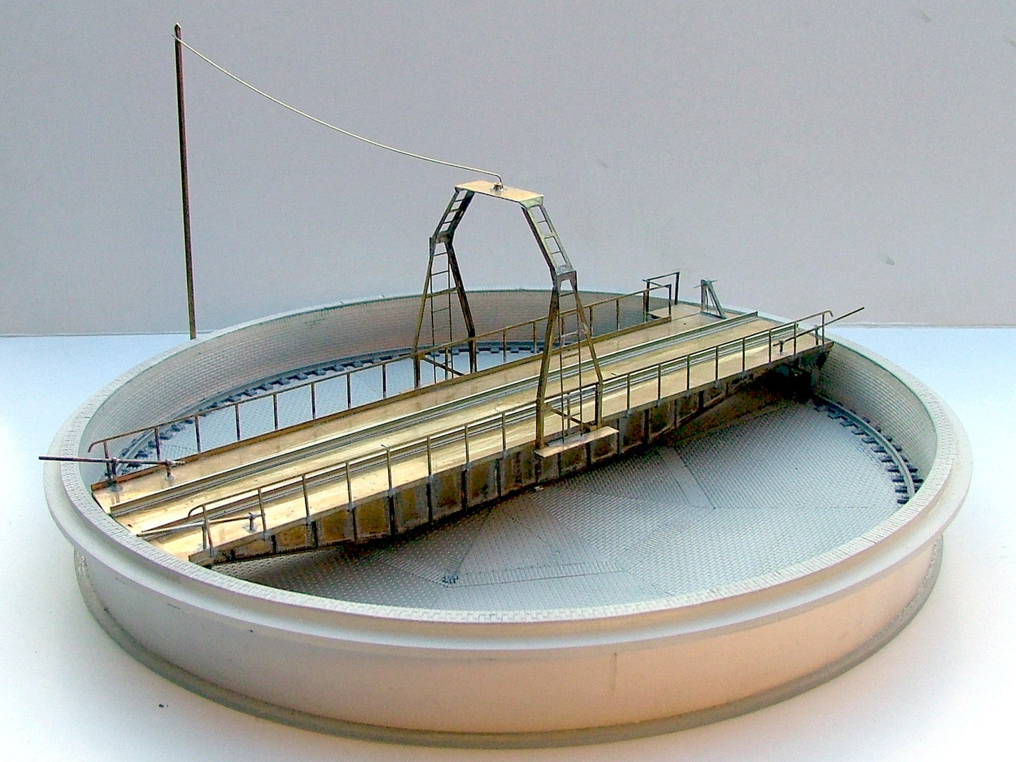 Messing bouwset Staatsspoor / NS 20 meter draaischijf art. 751 (periode 1914-1962)