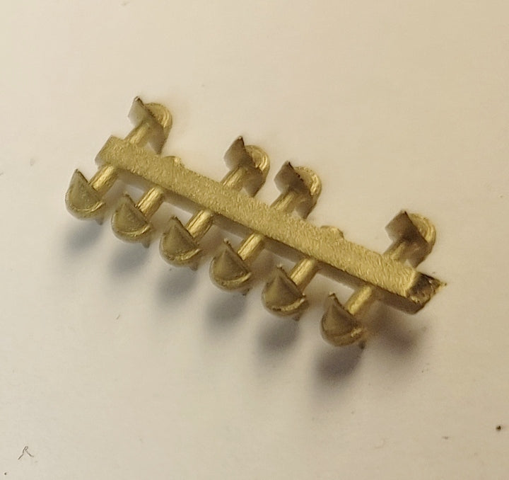 Messing ventilatoren, "torpedo, half verzonken model" - Art. 828