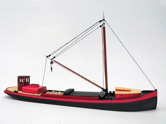 Binnenvaartschip 17m, kunststof bouwset. Art. K-801