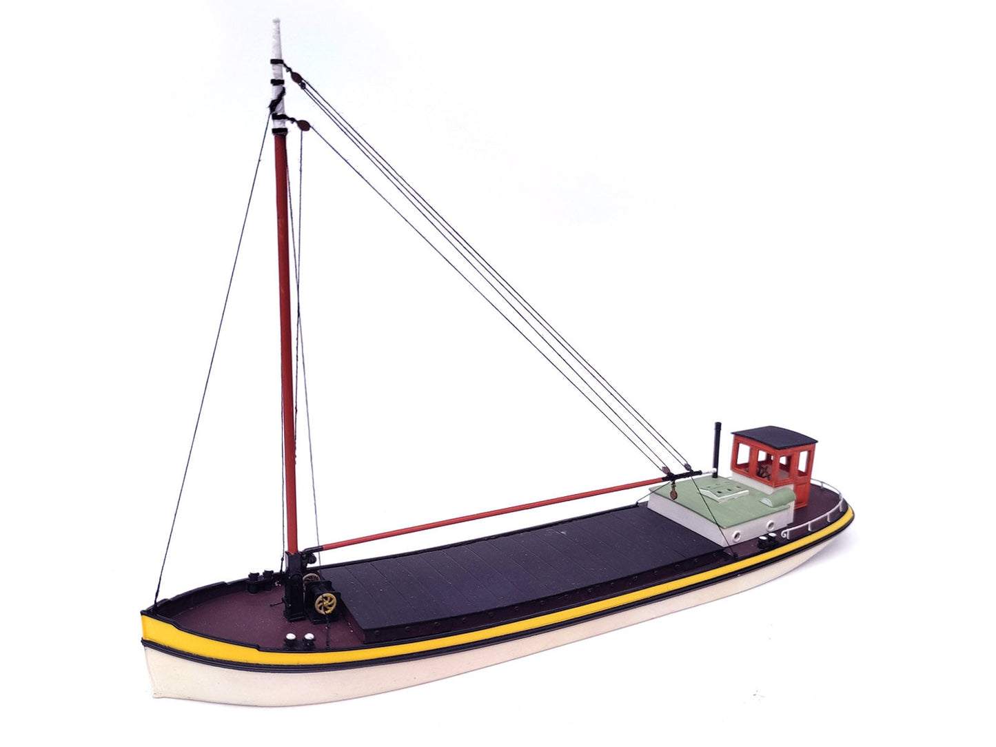 Binnenvaartschip 20m, kunststof bouwset. Art. K-802