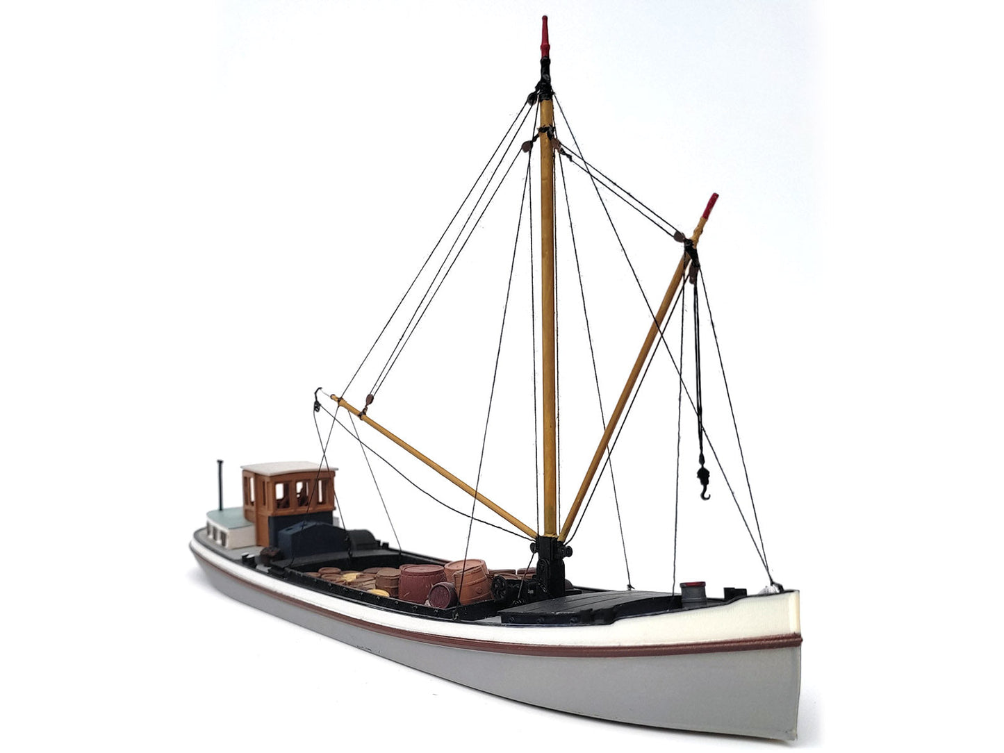 Binnenvaartschip 20m, kunststof bouwset. Art. K-802