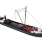 Beurtvaartschip 31m, kunststof bouwset. Art. K-804 en K-805
