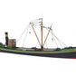 Beurtvaartschip 31m, kunststof bouwset. Art. K-804 en K-805