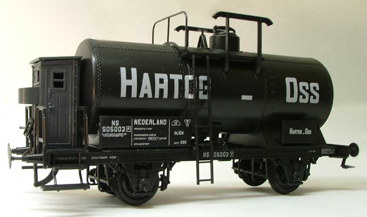 Opschriften voor ketelwagen "Hartog" slachterijen, NS uitvoering (1921-1937) - Art. T-30p6