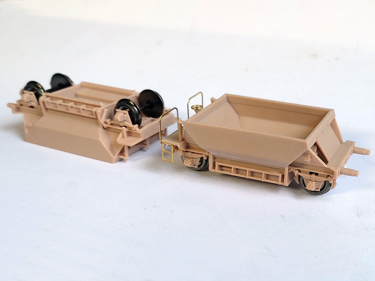 Kunststof bouwset voor NS "Allan" kortgekoppelde zelflossers (1948-1985) - VERNIEUWD