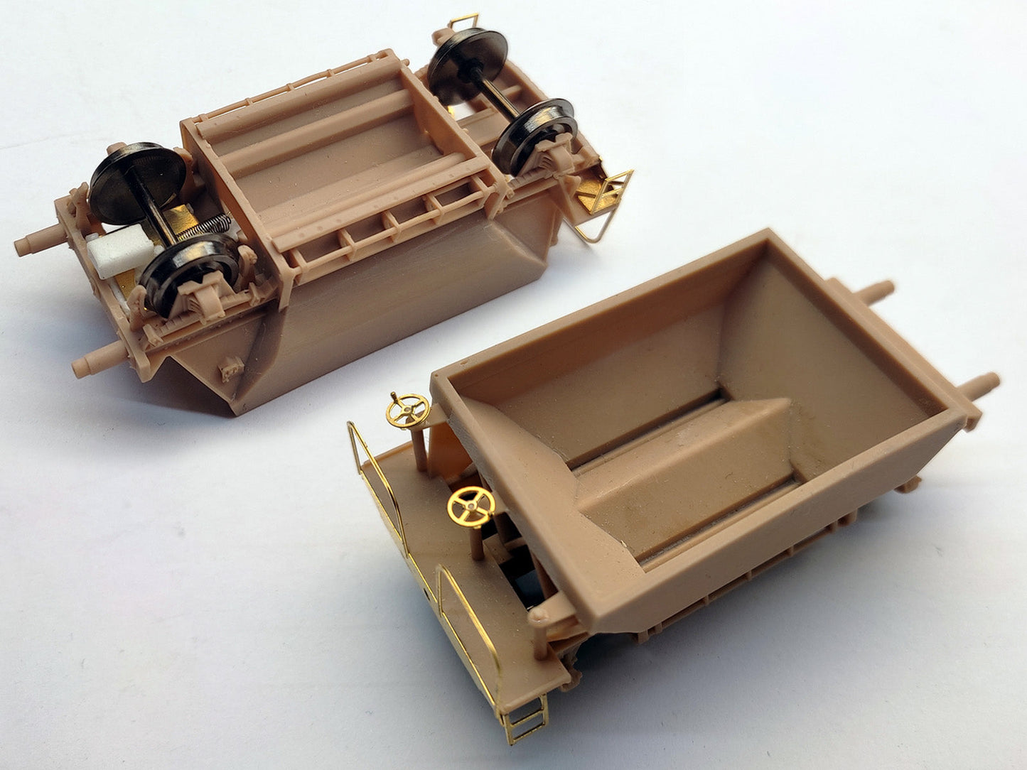 Kunststof bouwset voor NS "Allan" kortgekoppelde zelflossers (1948-1985) - VERNIEUWD