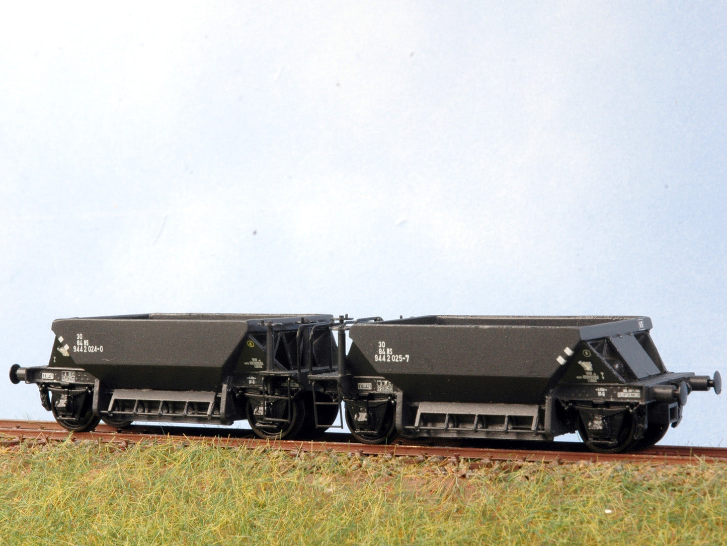 Kunststof bouwset voor NS "Allan" kortgekoppelde zelflossers (1948-1985) - VERNIEUWD