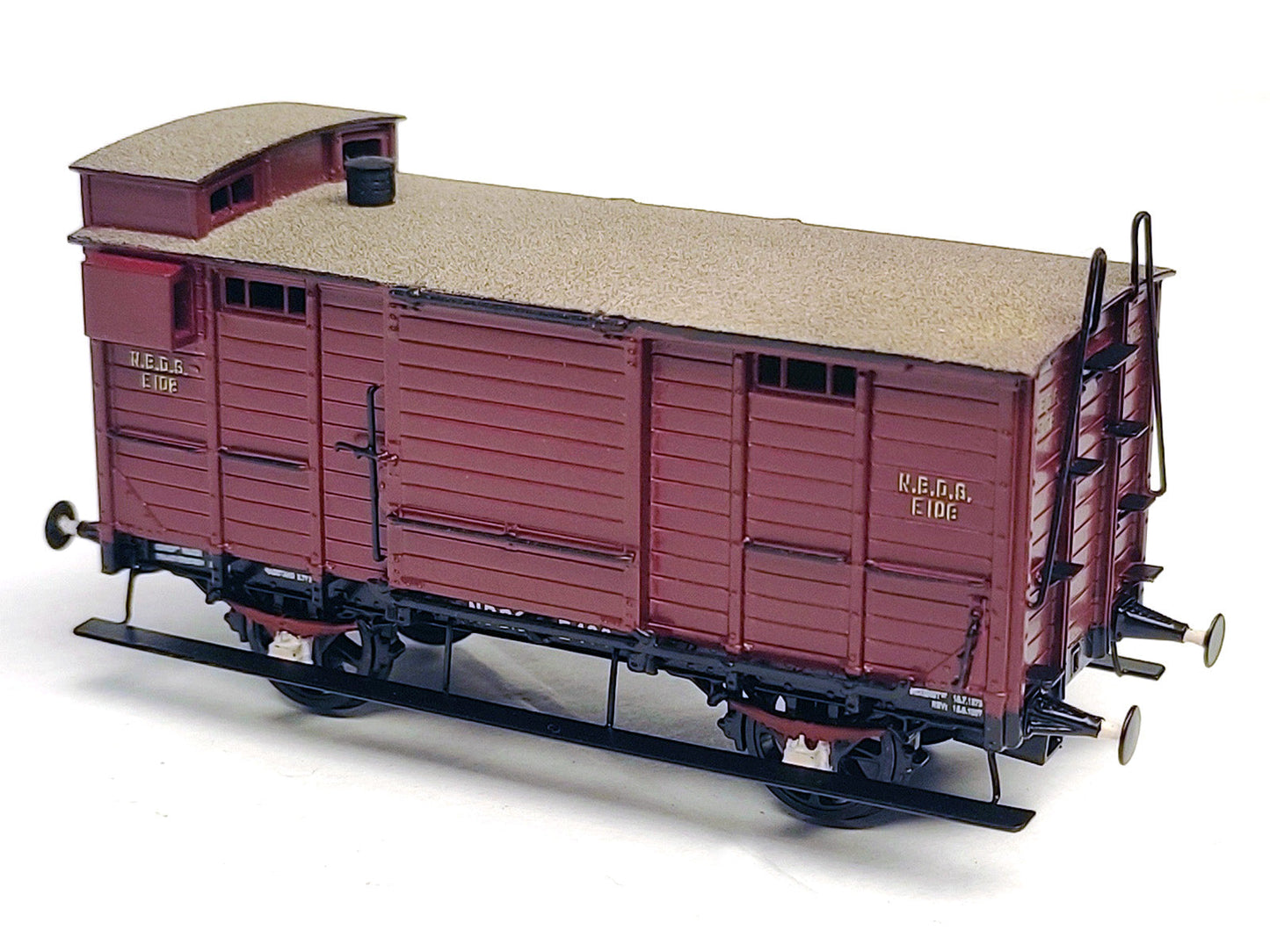 Kunststof bouwset bagagewagen NBDS nr 106, 107 (1891-1910)  Art. K-74