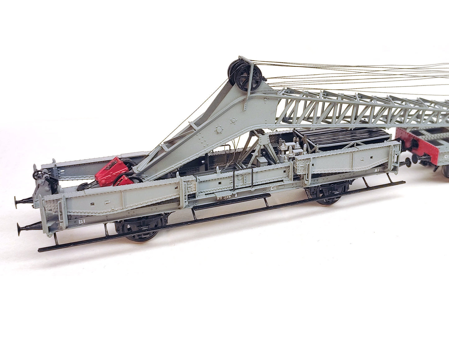 Ongevallenkraan NS, stoomkraan uit 1929 - Kunststof bouwset (1929-1965)   Art. M-162