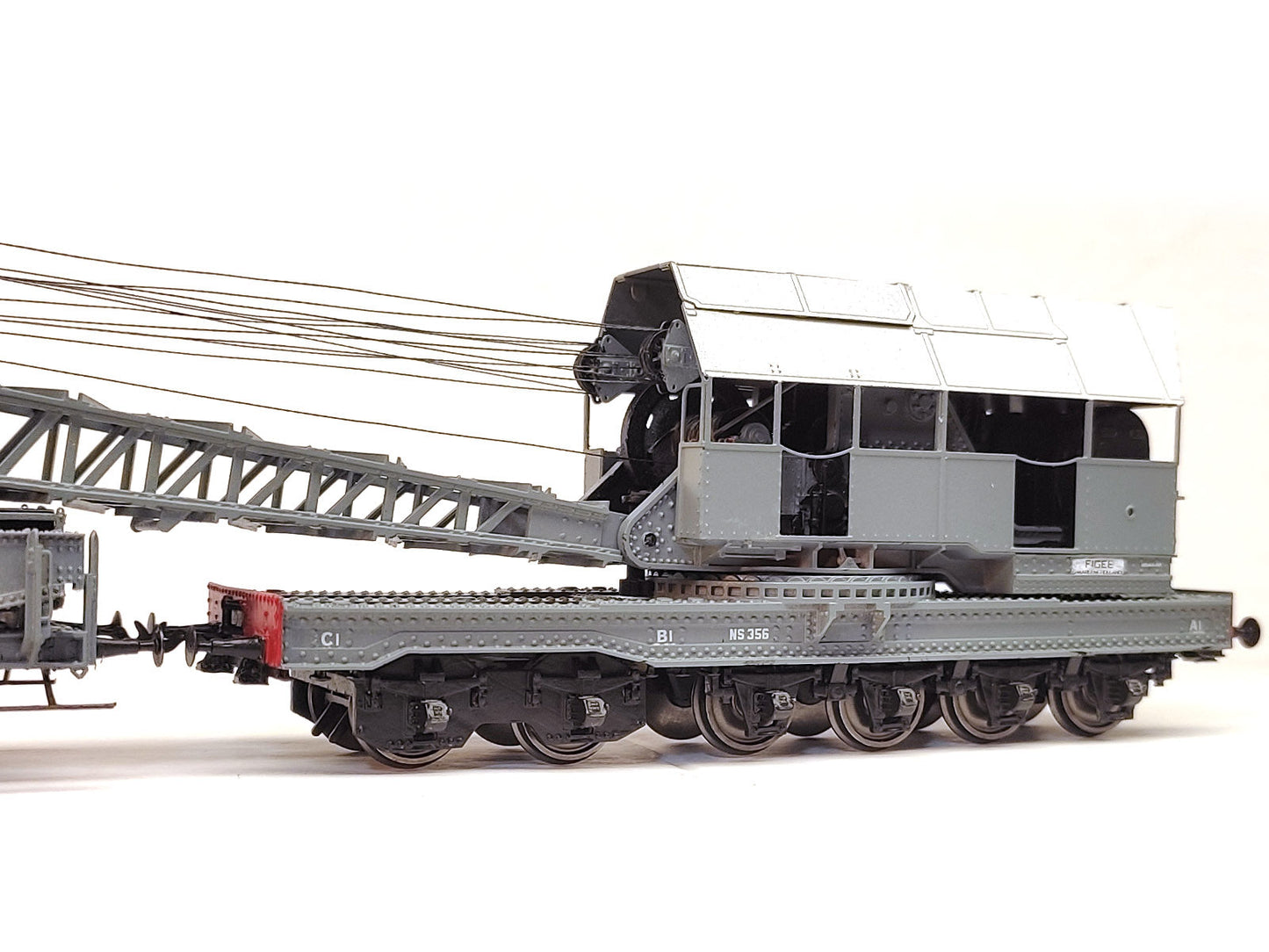 Ongevallenkraan NS, stoomkraan uit 1929 - Kunststof bouwset (1929-1965)   Art. M-162