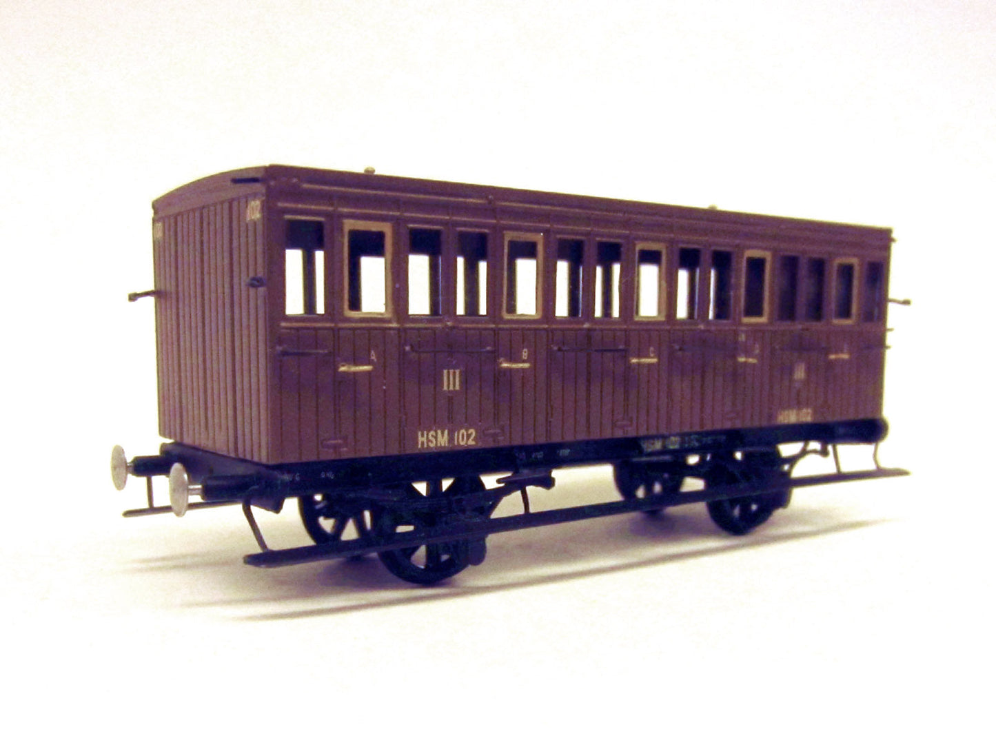 Messing bouwset rijtuig "HSM C4" NS / HSM (1883-1930) Art. M-249