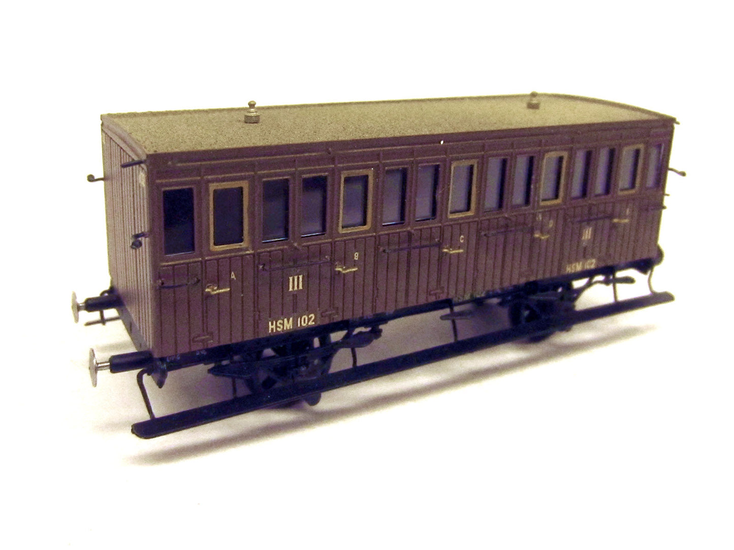 Messing bouwset rijtuig "HSM C4" NS / HSM (1883-1930) Art. M-249