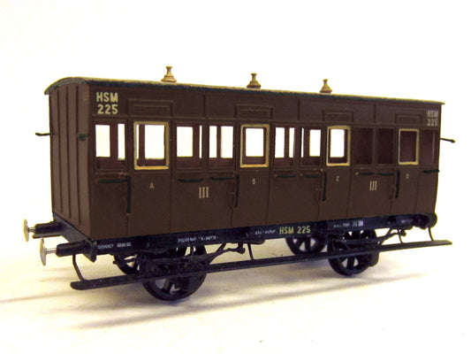 Messing bouwset rijtuig "HSM C4" NS / HSM (1883-1930) Art. M-249