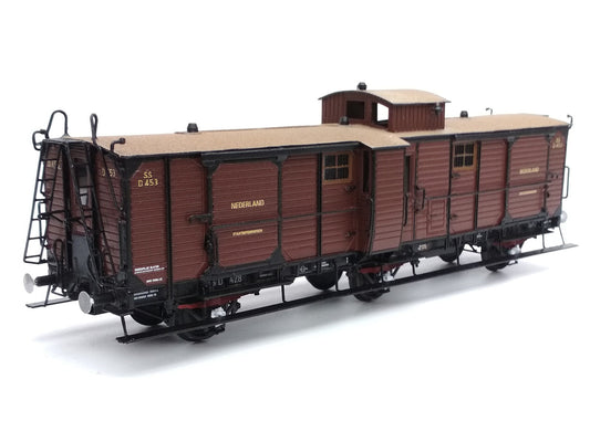 Messing bouwset bagagewagen NS / SS (1909-1961)  Art. M-260