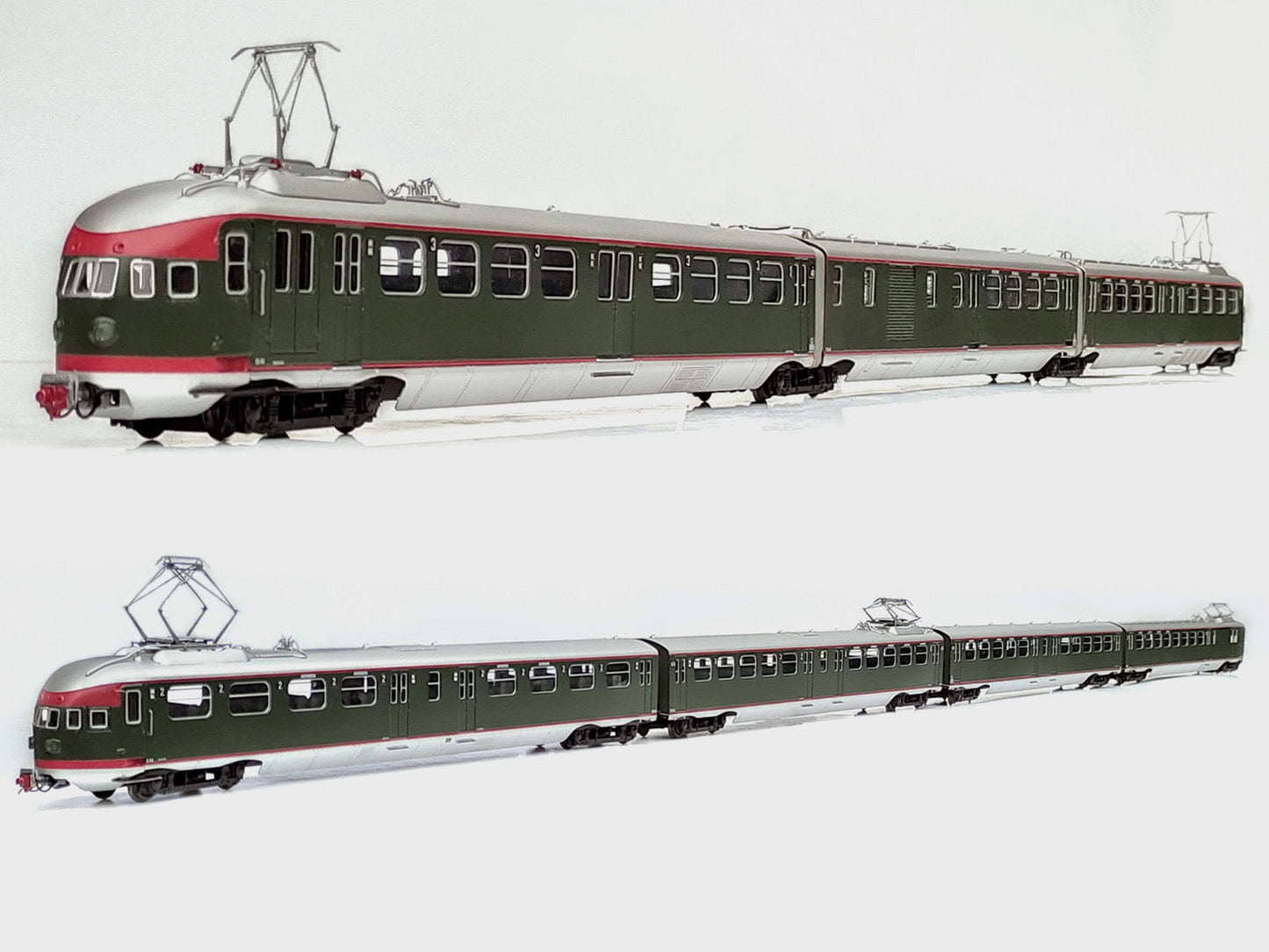 Messing bouwset elektrische treinstellen NS Materieel 1936 (inzet 1937-1969)