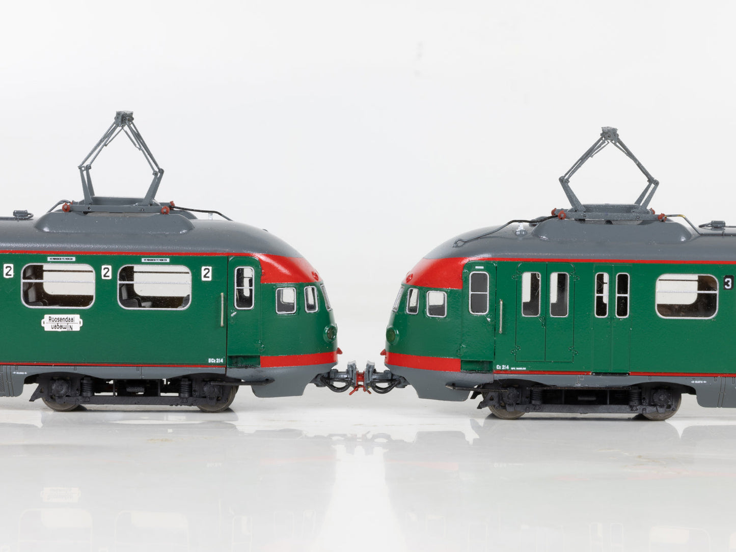 Messing bouwset elektrische treinstellen NS Materieel 1936 (inzet 1937-1969)