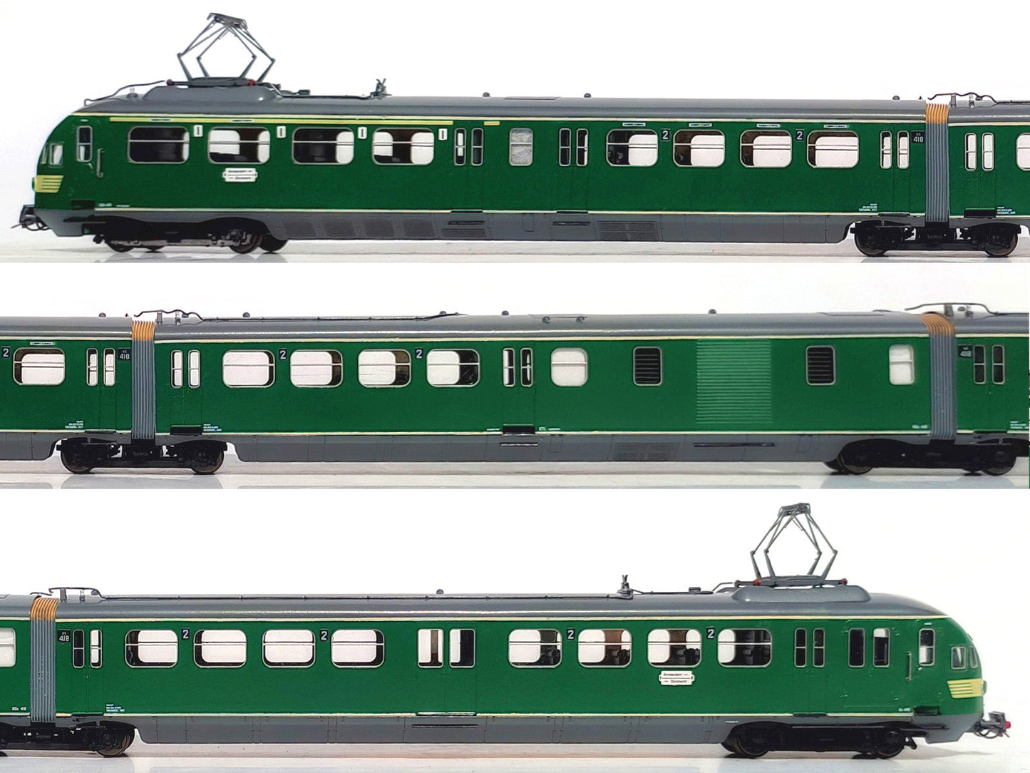 Messing bouwset elektrische treinstellen NS Materieel 1936 (inzet 1937-1969)