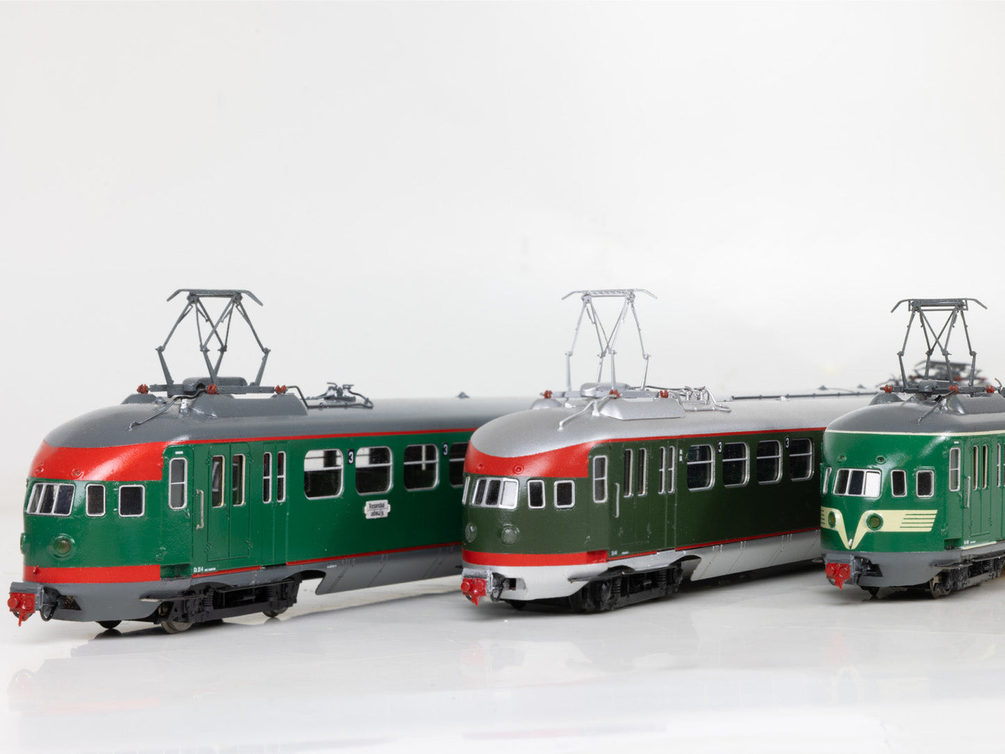 Messing bouwset elektrische treinstellen NS Materieel 1936 (inzet 1937-1969)