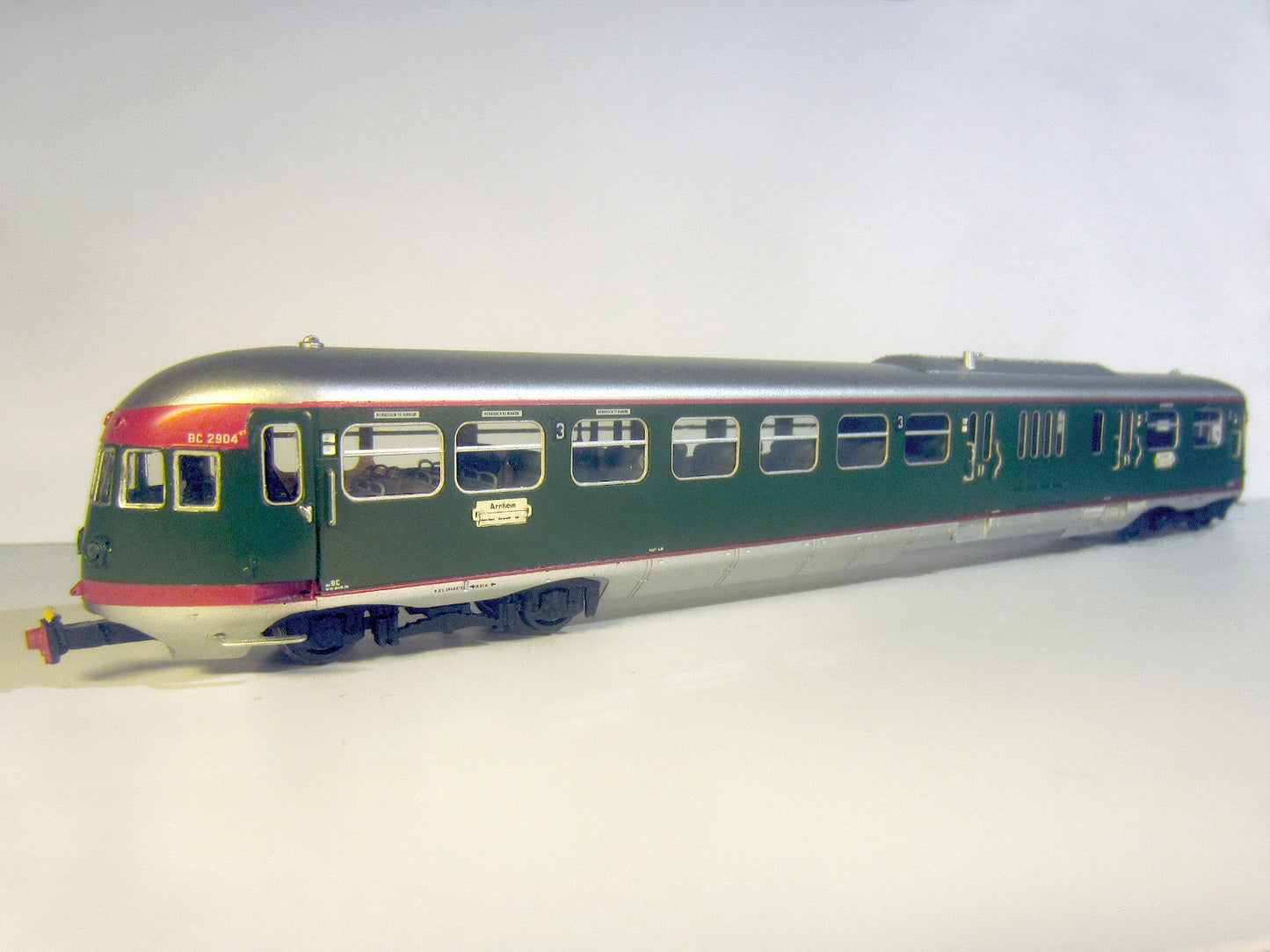 Messing bouwset diesel motorwagen NS OmBC 2901-2908 (1937-1961)