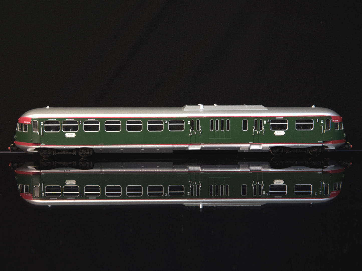 Messing bouwset diesel motorwagen NS OmBC 2901-2908 (1937-1961)