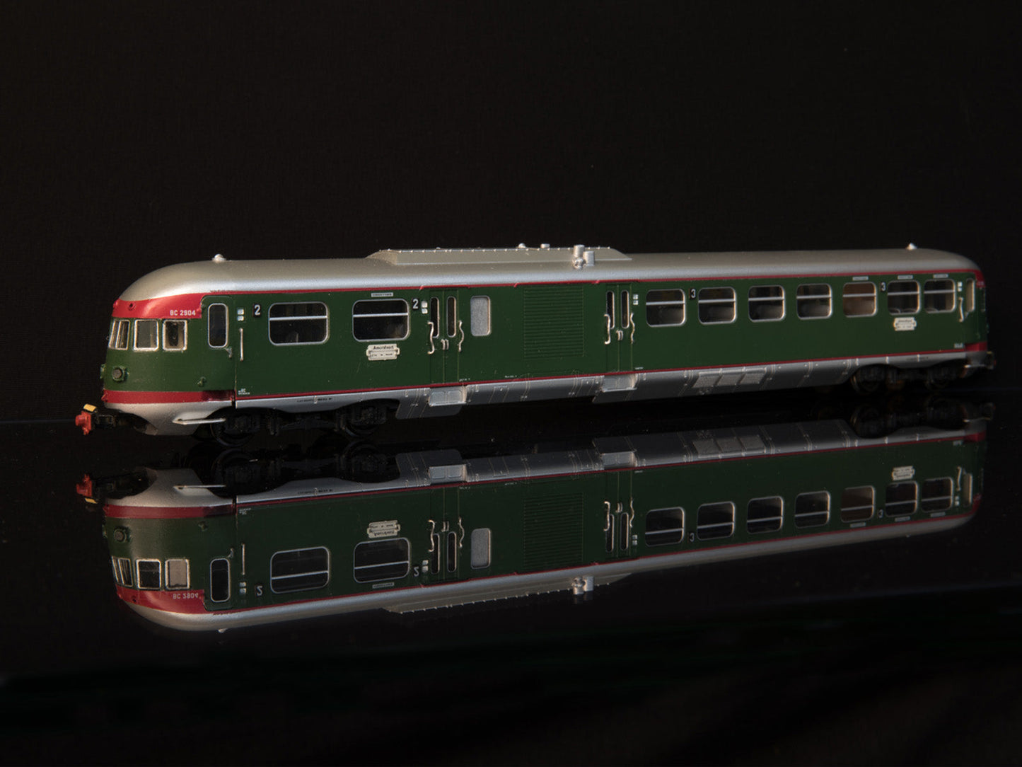 Messing bouwset diesel motorwagen NS OmBC 2901-2908 (1937-1961)