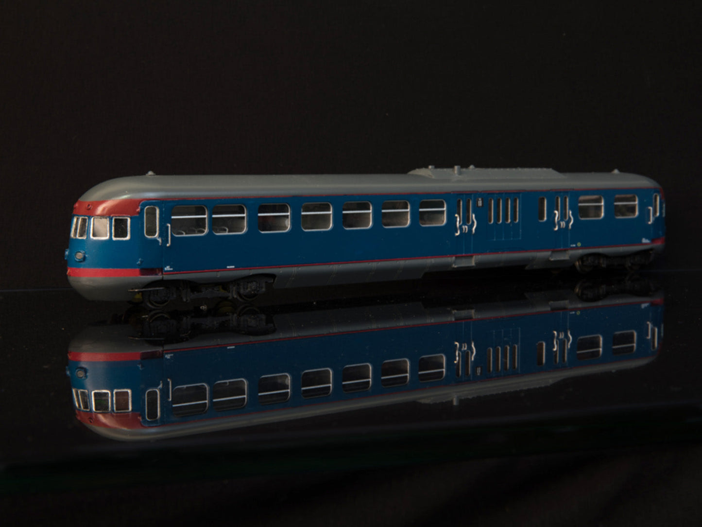 Messing bouwset diesel motorwagen NS OmBC 2901-2908 (1937-1961)