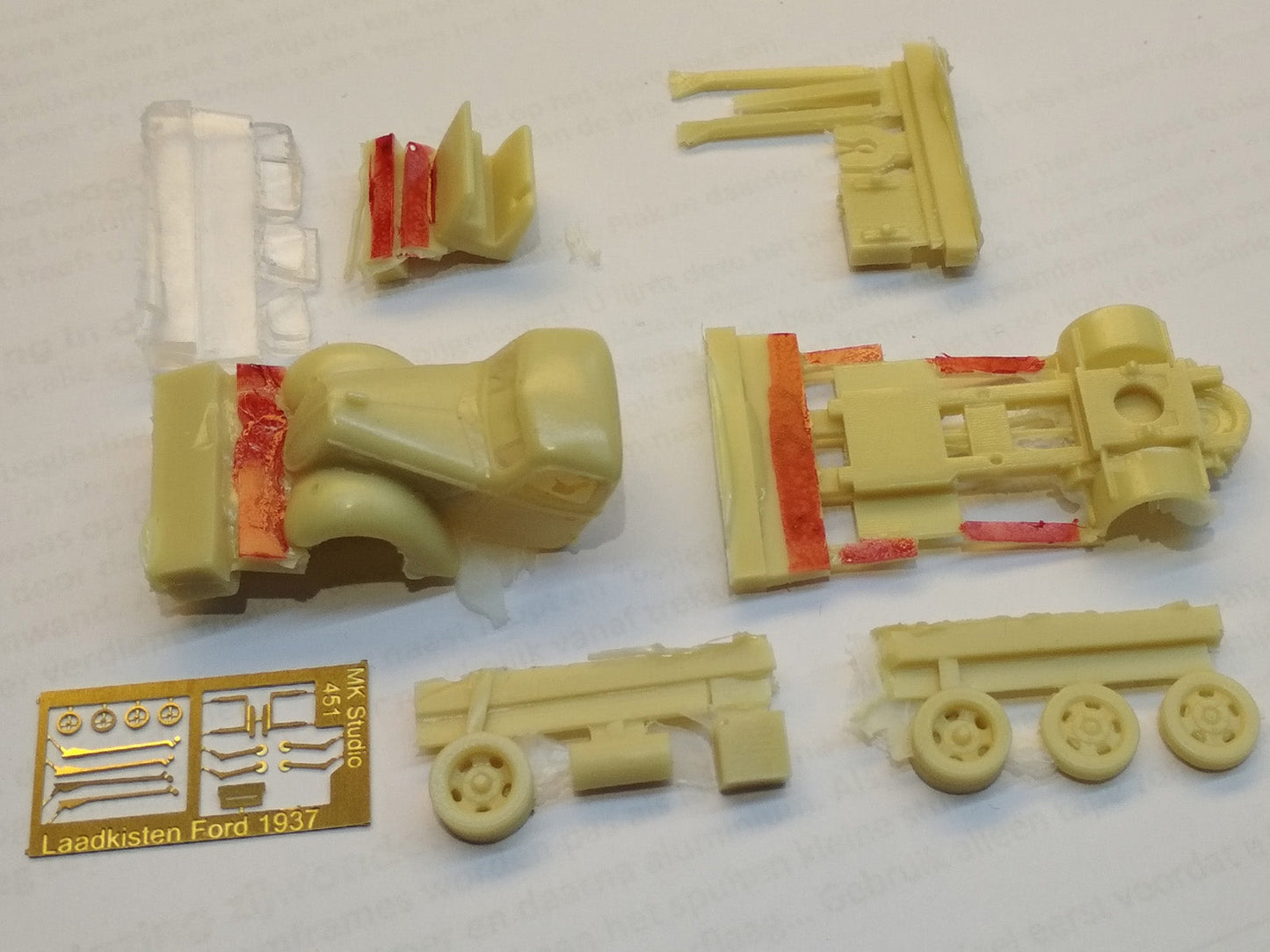 Bouwsets laadkistensysteem NS o.a trekkers, kisten, opschriften (1938-1970)