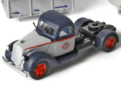 Bouwsets laadkistensysteem NS o.a trekkers, kisten, opschriften (1938-1970)