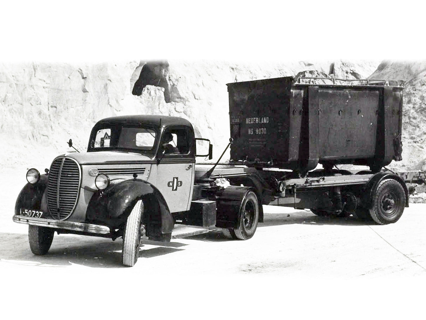 Bouwsets laadkistensysteem NS o.a trekkers, kisten, opschriften (1938-1970)