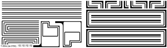 NS opschriften locomotieven, biezen (zwart) - Art. T-NS30