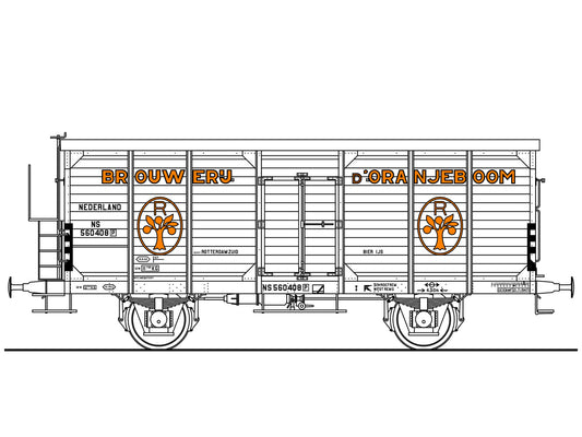 Opschriften voor bierwagen "Oranjeboom" (1945-1960)  Art. T-20p11