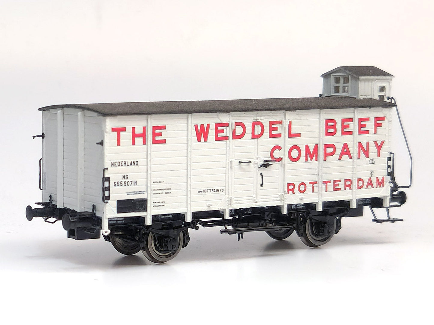 Opschriften voor koelwagen "Weddel Beef" (1924-1940) Art. T-20p19  NIEUW