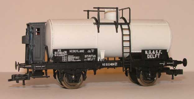 Opschriften voor ketelwagen "N.G.S.F. Delft - art. T-30p14 (1921-1950)