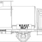 Opschriften voor ketelwagen "N.G.S.F. Delft - art. T-30p14 (1921-1950)