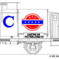 Opschriften ketelwagen "American Petroleum Company APC" (1928-1936), art. T-30p15