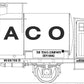 Opschriftenset voor ketelwagen "Texaco"  NS uitvoering (1928-1953) - Art. T-30p8