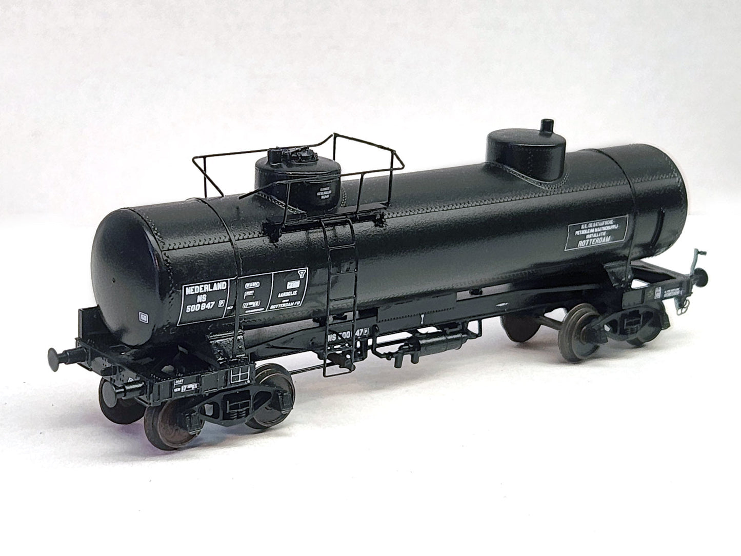 Ombouwset ketelwagen "NAM" voor olietrein, ex USATC (1950-1958) Art. T-32p2+p3  NIEUW