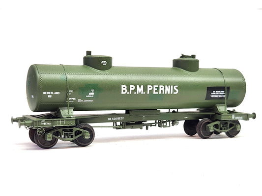 Ombouwset ketelwagen "BPM Pernis" voor olietrein, ex USATC (1947-1951) Art. T-32p1  NIEUW