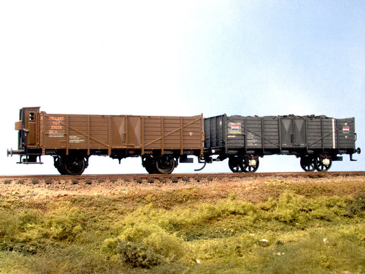 VERNIEUWD - Opschriften voor 20-tons houten kolenwagens (1913-1970)  Art. T-50