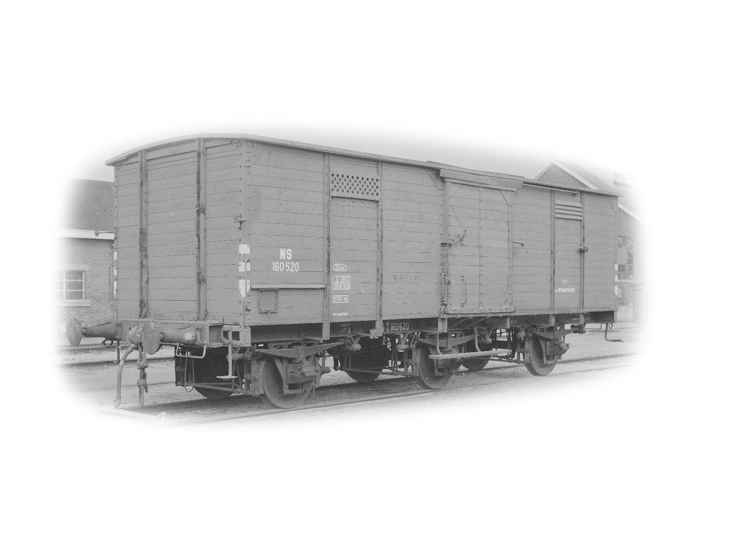 Opschriften voor drieassige (snel)goederenwagen NS / NBDS (1901-1968)  Art. T-51