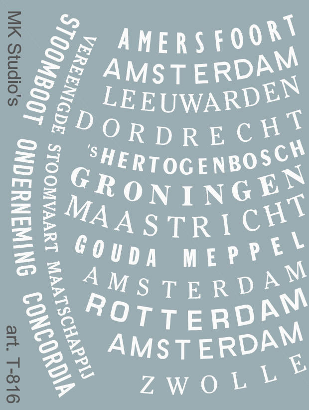 Opschriften voor beurtvaartschepen art. T-814 t.m. T-819