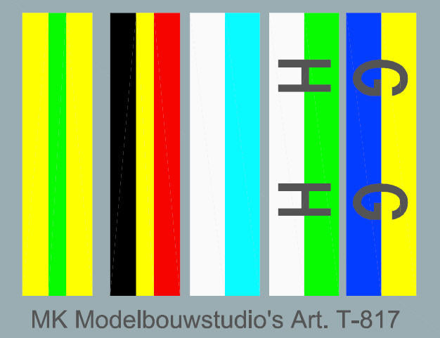 Opschriften voor beurtvaartschepen art. T-814 t.m. T-819